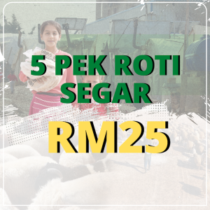 5 Pek Roti Segar: RM25