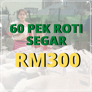 60 Pek Roti Segar: RM300