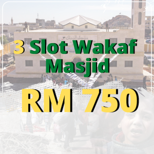 3 Slot Wakaf Masjid: RM750