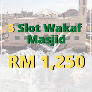 5 Slot Wakaf Masjid: RM1,250