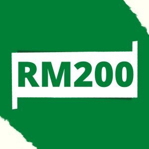 Dinding : RM200