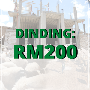 Dinding : RM200