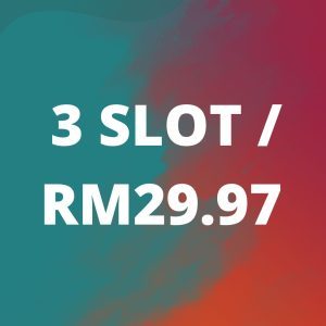 3 Slot Infak Vaganza : RM29.97