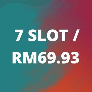 7 Slot Infak vaganza : RM69.93