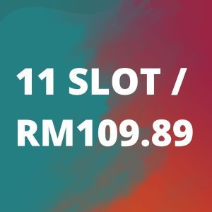 11 Slot Infak Vaganza : RM109.89